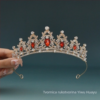 Dječja tiara za kosu – princess stil, korona od legure, pogodna za vjenčanja i rođendane