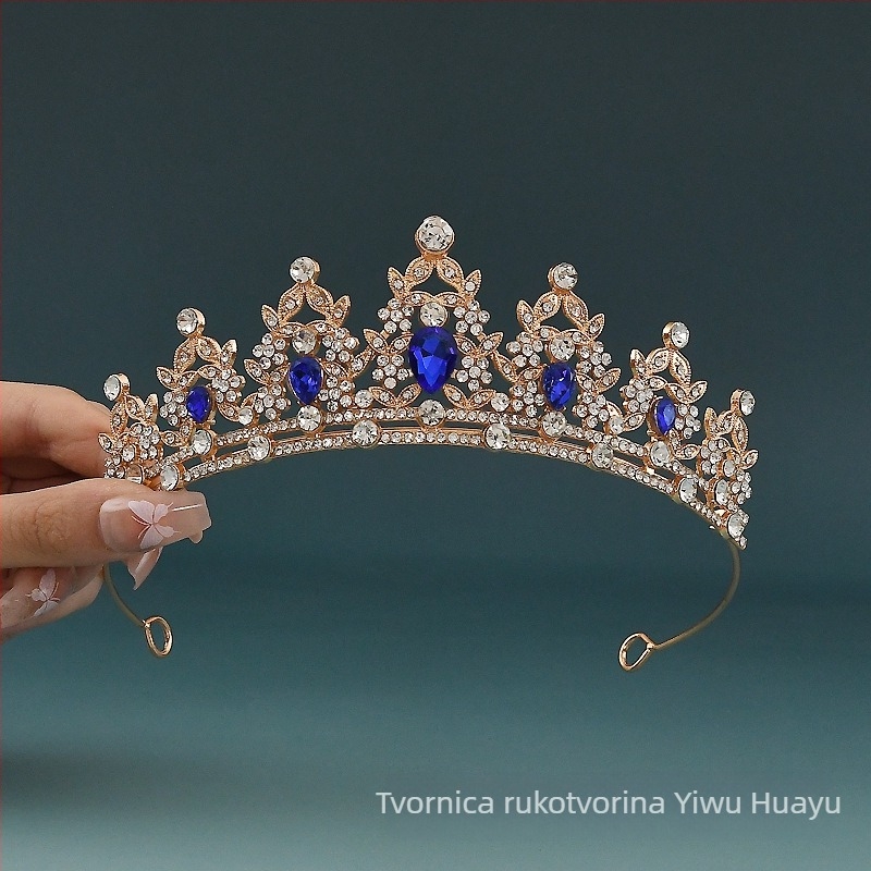 Dječja tiara za kosu – princess stil, korona od legure, pogodna za vjenčanja i rođendane