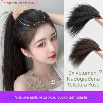 Dio perike, ravna kosa, mješavina svile, ručno tkano, podrijetlo Kina