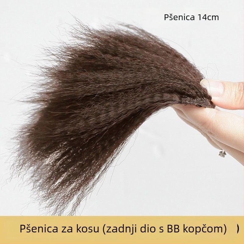 Dio perike, ravna kosa, mješavina svile, ručno tkano, podrijetlo Kina