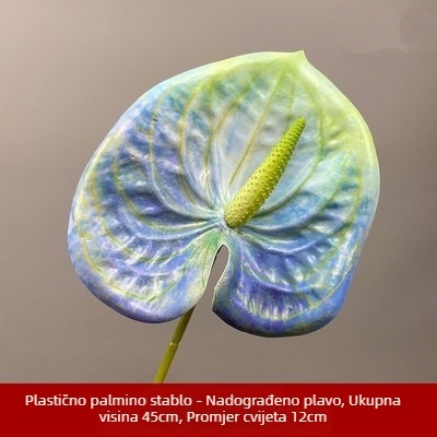 3D-Printani mekani umjetni cvijet palma rekviziti za fotografiju – vjenčanje, na otvorenom i kućna dekoracija (Materijal: PU / mekana guma; Obrada: Drugo; Upotreba: Vjenčanje, Na otvorenom, Rekviziti za fotografiju, Dekor kod kuće)