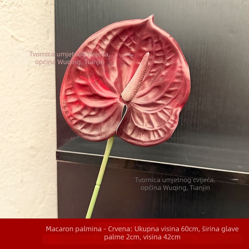 3D-Printani mekani umjetni cvijet palma rekviziti za fotografiju – vjenčanje, na otvorenom i kućna dekoracija (Materijal: PU / mekana guma; Obrada: Drugo; Upotreba: Vjenčanje, Na otvorenom, Rekviziti za fotografiju, Dekor kod kuće)