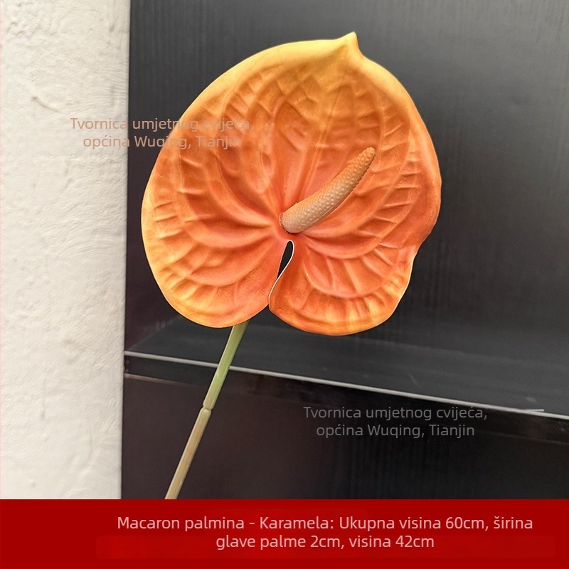 3D-Printani mekani umjetni cvijet palma rekviziti za fotografiju – vjenčanje, na otvorenom i kućna dekoracija (Materijal: PU / mekana guma; Obrada: Drugo; Upotreba: Vjenčanje, Na otvorenom, Rekviziti za fotografiju, Dekor kod kuće)