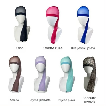 Perika s mrežastim kapom, kukičana mreža, podesiva duga kapa BH-088 za pletene kose