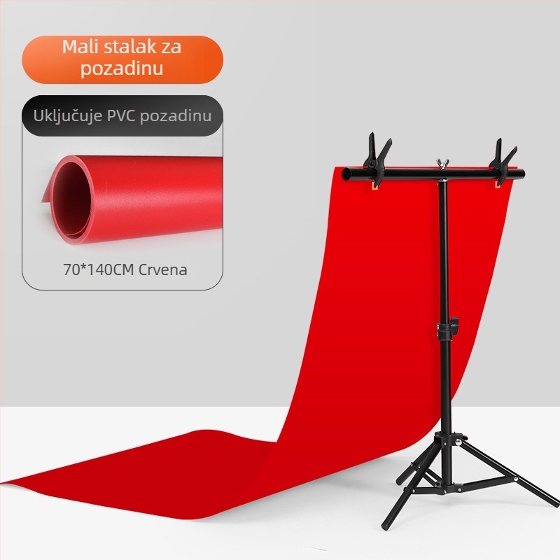 Pozadinska držač s metalnim okvirom i PVC pozadinom za fotografiju proizvoda; težina 1,2 kg; marka Refutuna/ruifutu