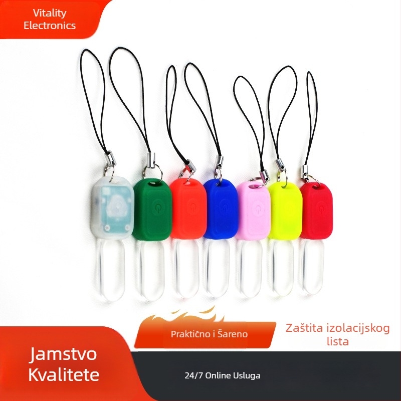 LED svjetleći privjesak – Prijenosno vanjsko upozoravajuće svjetlo, privjesak za ruksak, plastični privjesak, HL043