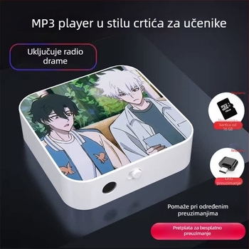 Bluetooth MP3 player za učenike – prijenosni uređaj za glazbu i slušanje engleskog, pogodan za srednju školu, za dječake i djevojčice