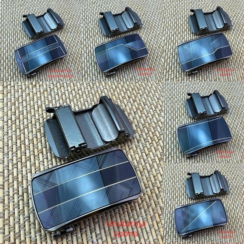 Automatska kopča za pojas – pravokutna željezna kopča, karikatura uzorak, proljeće 2025