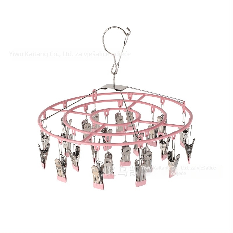 Kai Tang 24-plastične klipse za sušenje, univerzalni kućni sušilac za čarape i donje rublje