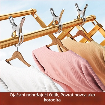 Klip za sušenje od nehrđajućeg čelika, model 201, pakiranje 1000 kom.