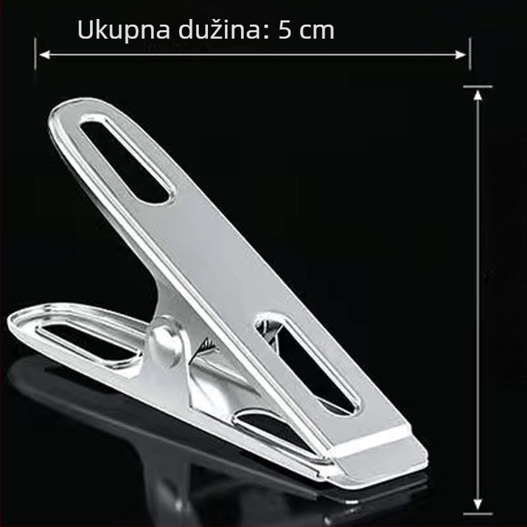 Klip za sušenje od nehrđajućeg čelika, model 201, pakiranje 1000 kom.