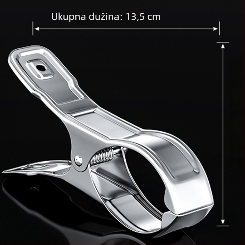 Klip za sušenje od nehrđajućeg čelika, model 201, pakiranje 1000 kom.