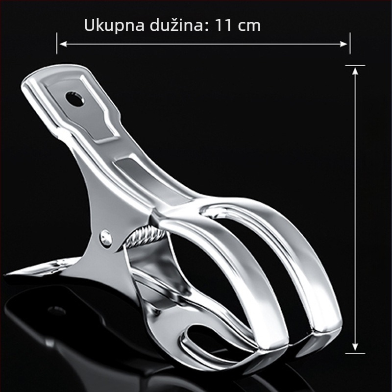 Klip za sušenje od nehrđajućeg čelika, model 201, pakiranje 1000 kom.