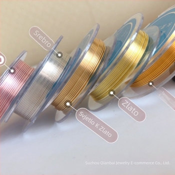 DIY nakit žica – bakar, elektroplatiranje, Šifra proizvoda QBS-A-002, Marka Suzhou qianbai decoration