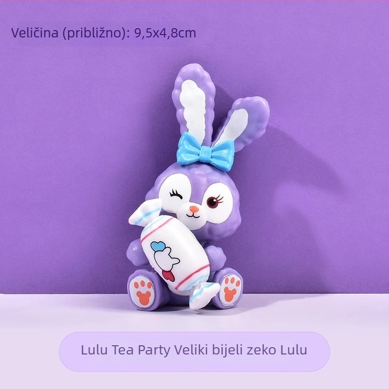 DIY dodaci – lutka Little Lulu Tea Party, set za izradu smole s epoksidnom smolom, plast/smola, proljeće 2024