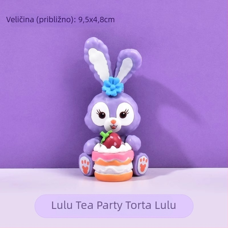DIY dodaci – lutka Little Lulu Tea Party, set za izradu smole s epoksidnom smolom, plast/smola, proljeće 2024