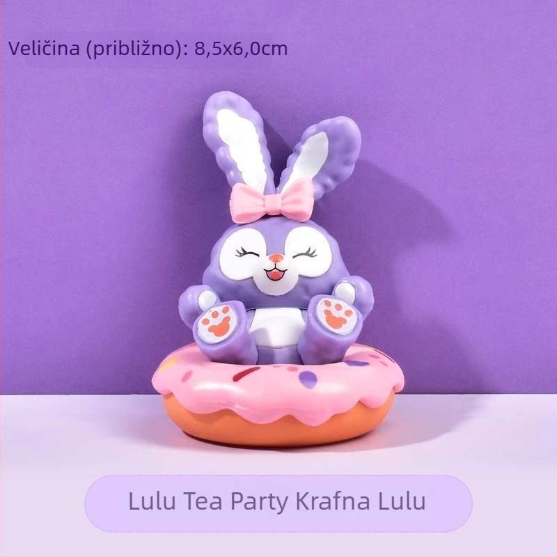 DIY dodaci – lutka Little Lulu Tea Party, set za izradu smole s epoksidnom smolom, plast/smola, proljeće 2024