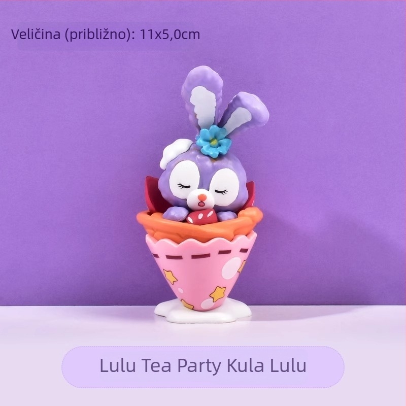 DIY dodaci – lutka Little Lulu Tea Party, set za izradu smole s epoksidnom smolom, plast/smola, proljeće 2024