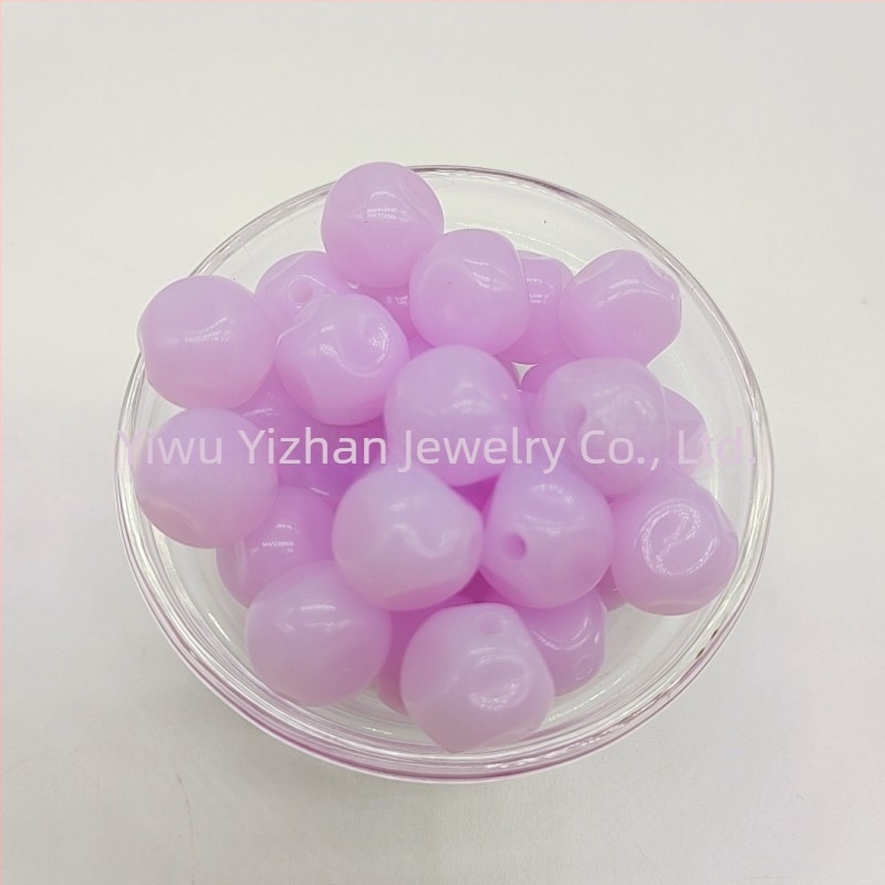 DIY akrilne perle za dodatke, okrugli oblik, sladak stil, porijeklo Yiwu