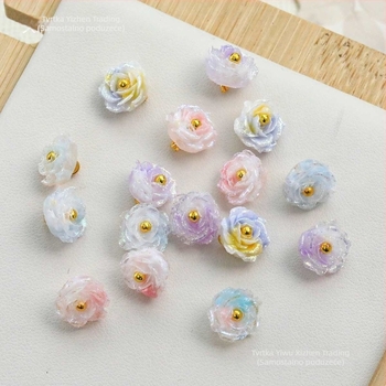 DIY dodaci za nakit s ružom – ručno izrađena ruža od perli, cvjetni motiv, proljeće 2025