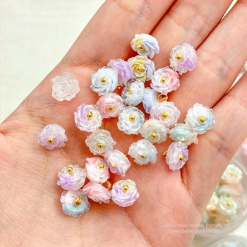 DIY dodaci za nakit s ružom – ručno izrađena ruža od perli, cvjetni motiv, proljeće 2025