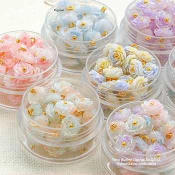 DIY dodaci za nakit s ružom – ručno izrađena ruža od perli, cvjetni motiv, proljeće 2025