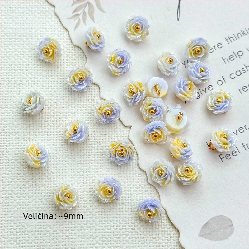 DIY dodaci za nakit s ružom – ručno izrađena ruža od perli, cvjetni motiv, proljeće 2025