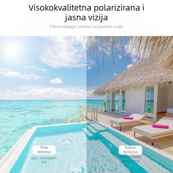 Polarizirane biciklističke naočale, TR-90 okvir, otporne na vjetar, puni okvir, model Jh-161, prilagodljive nosne jastučiće