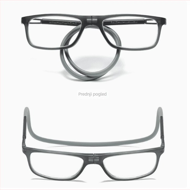 Naočale za čitanje, kružni okvir s punim PC okvirom, AC leće, zaštita od plave svjetlosti (AC leće, zaštita od plave svjetlosti, PC okvir, puni okvir, za odrasle)
