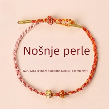 DIY pleteni narukvica od užeta, originalni dizajn, unisex, ručna izrada, porijeklo: Lianyungang