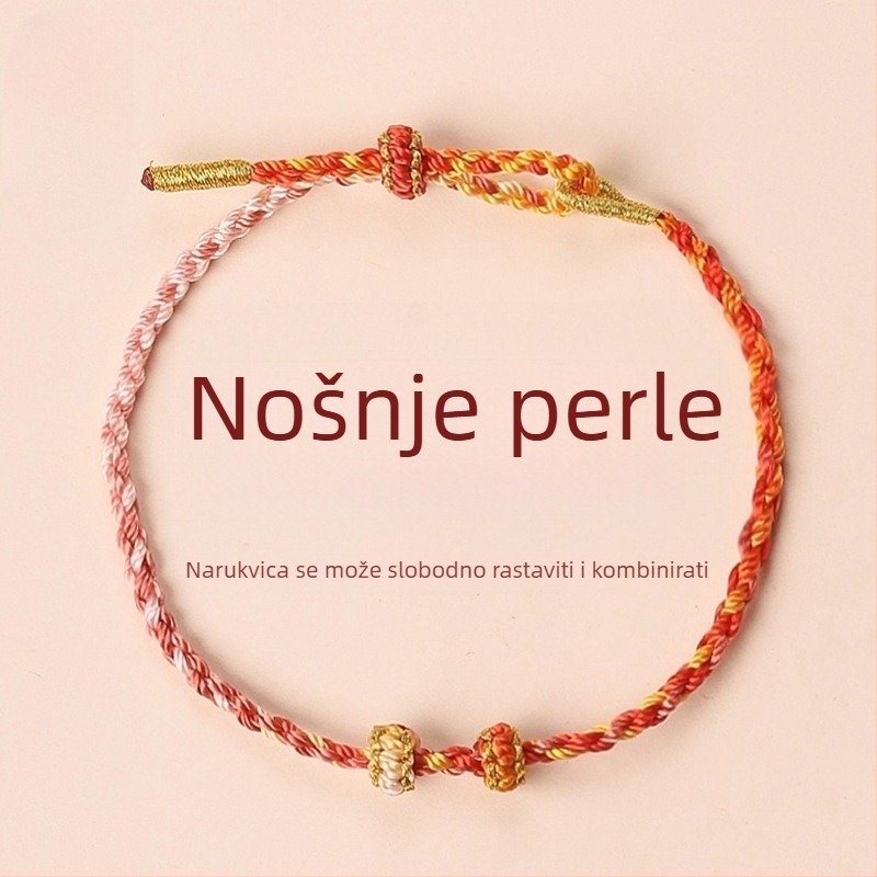 DIY pleteni narukvica od užeta, originalni dizajn, unisex, ručna izrada, porijeklo: Lianyungang