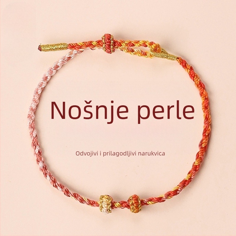 DIY pleteni narukvica od užeta, originalni dizajn, unisex, ručna izrada, porijeklo: Lianyungang