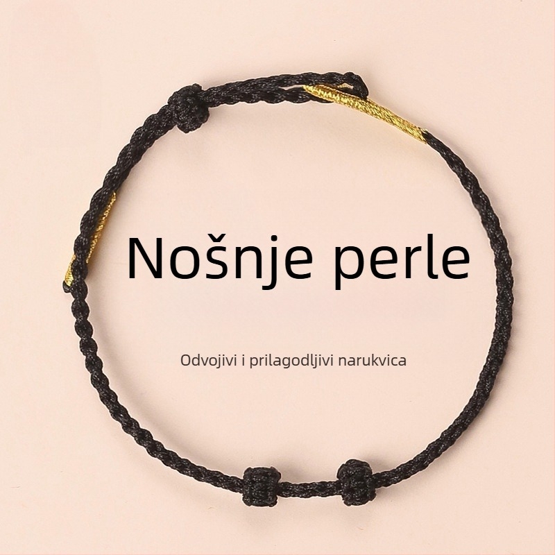 DIY pleteni narukvica od užeta, originalni dizajn, unisex, ručna izrada, porijeklo: Lianyungang