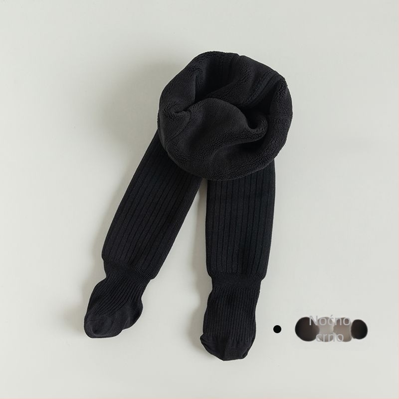 Dječje pamučne legice s flisom za jesen-zimu, s otvorom na preponi, za djecu 3-8 godina