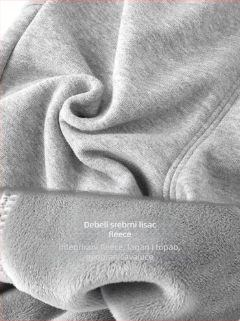 Dječje hlače za dječake s fleece podstavom, lagane svakodnevne hlače