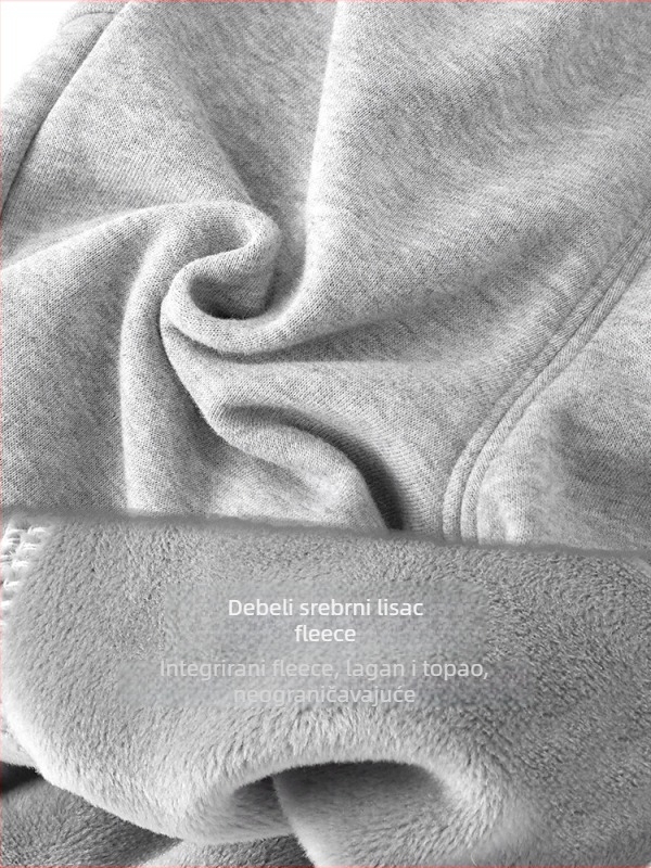 Dječje hlače za dječake s fleece podstavom, lagane svakodnevne hlače