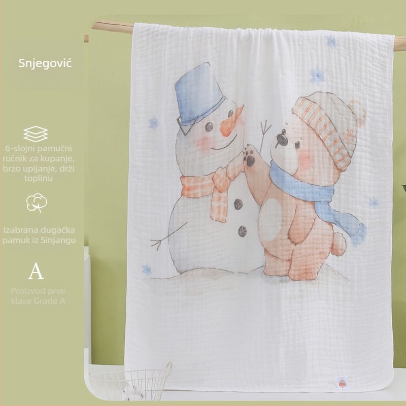 Stamens dječji pamučni ručnik za kupanje s crtanim dizajnom, 280 g, Klasa A