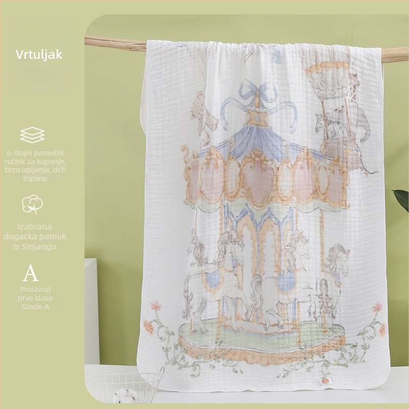 Stamens dječji pamučni ručnik za kupanje s crtanim dizajnom, 280 g, Klasa A