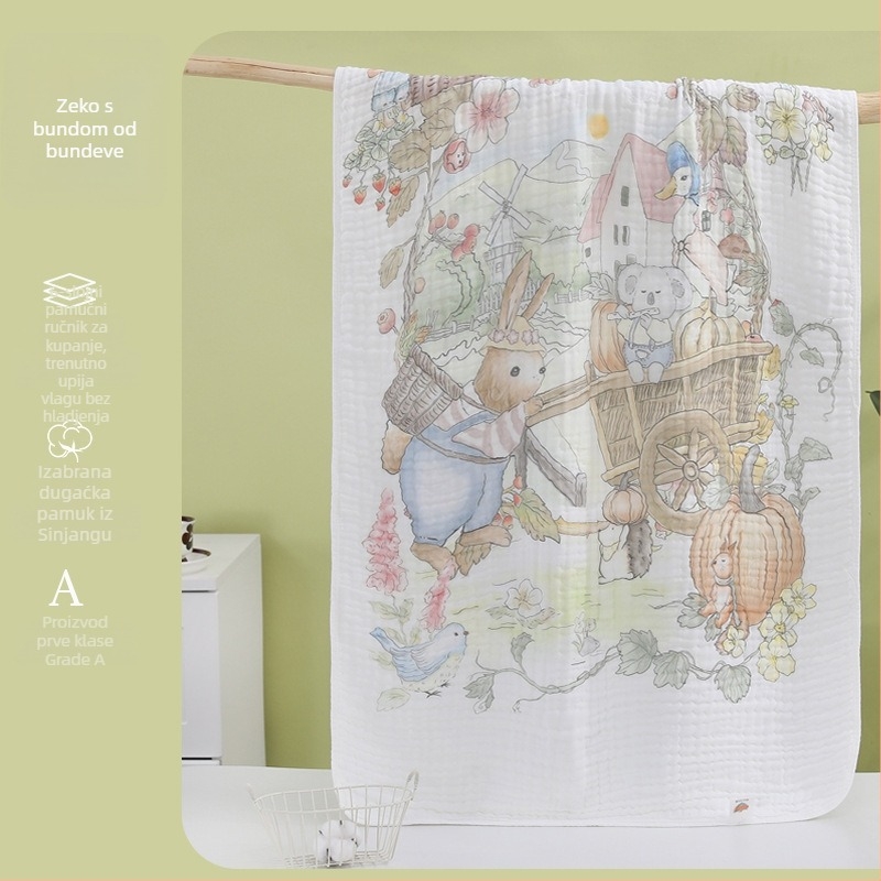 Stamens dječji pamučni ručnik za kupanje s crtanim dizajnom, 280 g, Klasa A