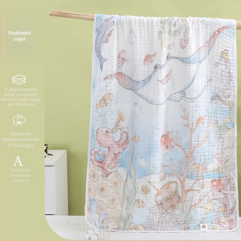 Stamens dječji pamučni ručnik za kupanje s crtanim dizajnom, 280 g, Klasa A