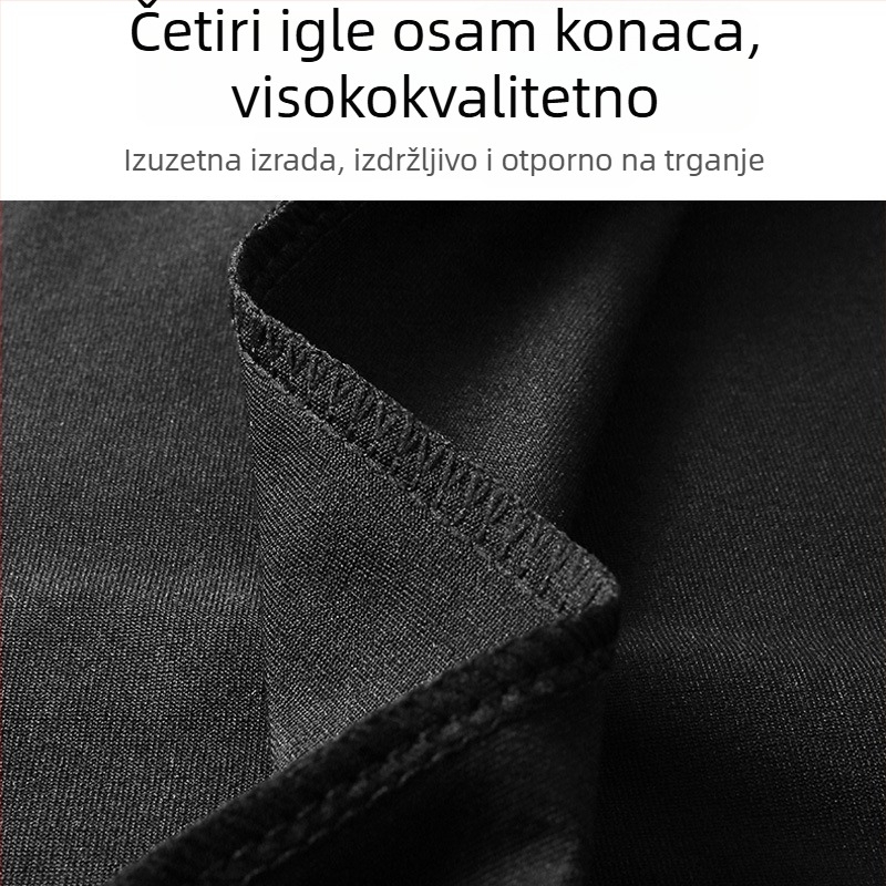 Muški termalni komplet za skijanje s fleecem podstavom, brzo sušeći osnovni sloj za zimske sportove na otvorenom