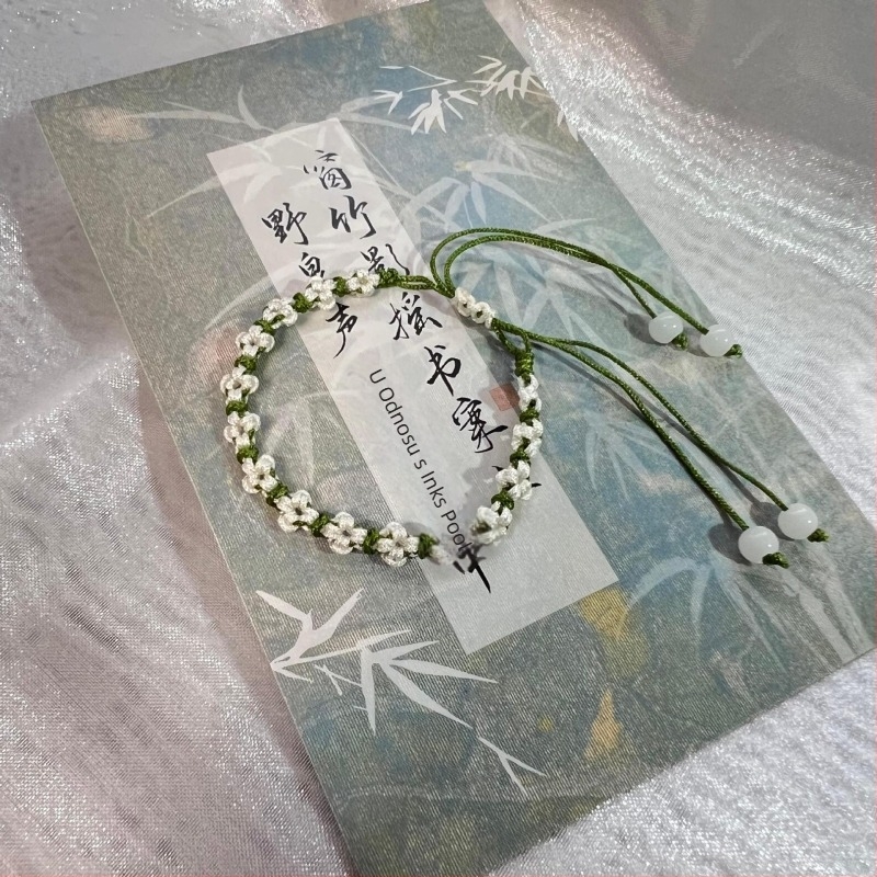 Narukvica od užeta – ručno pletena, prirodni stil, ženski dizajn, proljeće 2025, individualno pakiranje