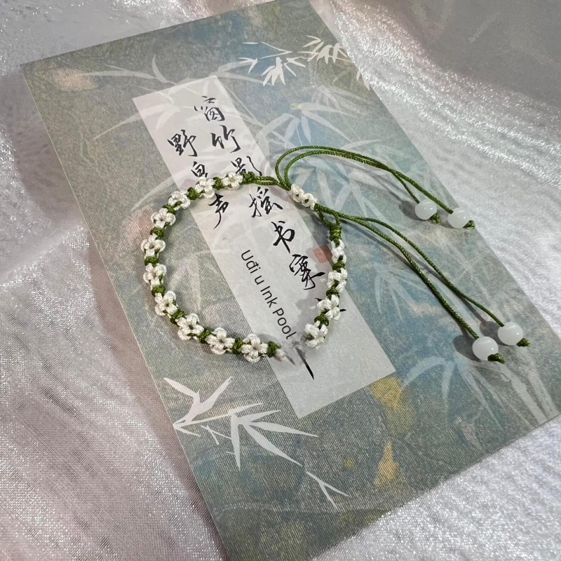 Narukvica od užeta – ručno pletena, prirodni stil, ženski dizajn, proljeće 2025, individualno pakiranje