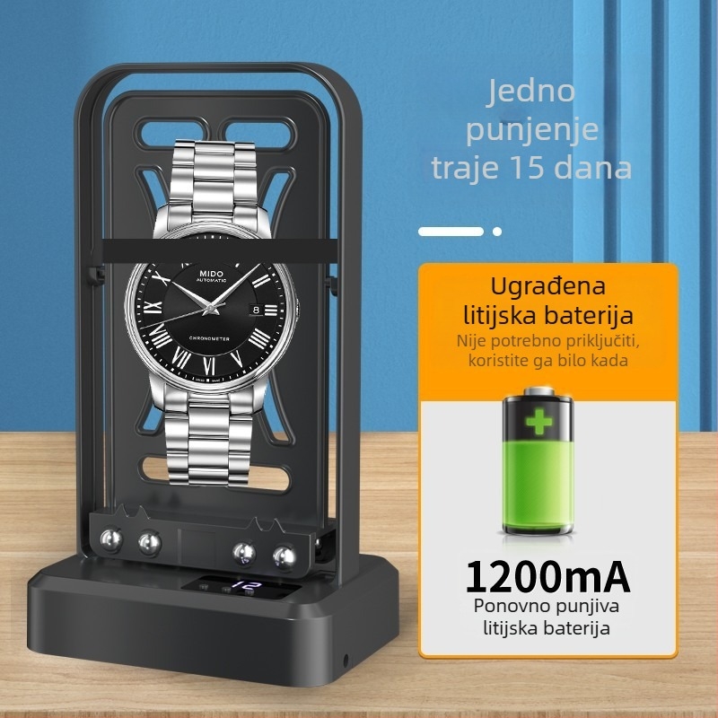 Navijač za mehaničke satove — automatsko namatanje, rotirajuća kutija za pohranu