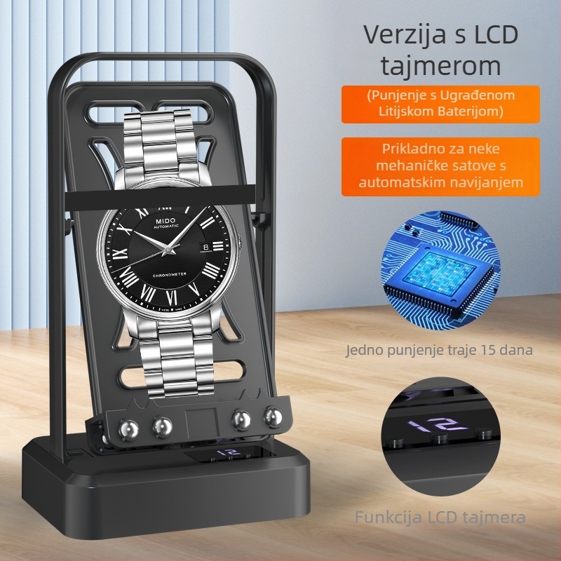 Navijač za mehaničke satove — automatsko namatanje, rotirajuća kutija za pohranu