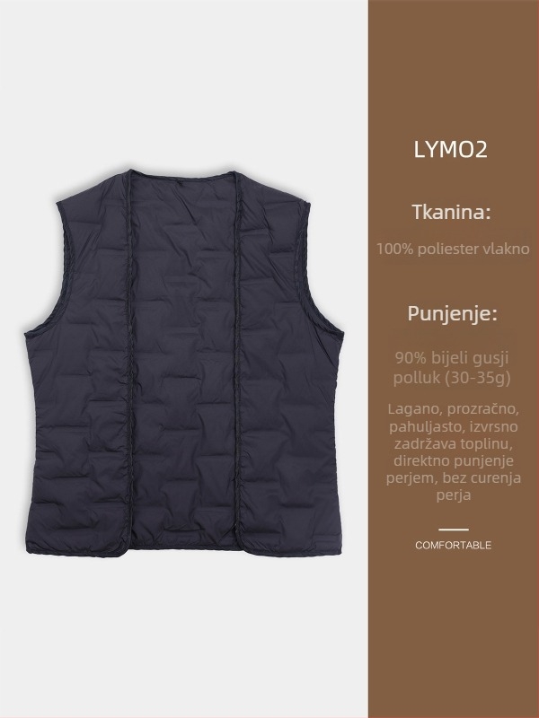 Podstava kaputa, minimalisticki stil, prilagodljiv kroj, kopčanje na jedan red, bez ovratnika, pamuk materijal