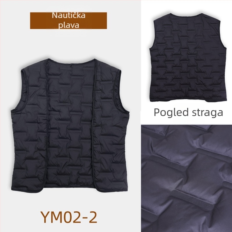 Podstava kaputa, minimalisticki stil, prilagodljiv kroj, kopčanje na jedan red, bez ovratnika, pamuk materijal