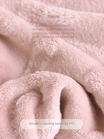 Trudničarske pidžama hlače s toplim koralnim flisom, podrška trbuha, opušten kroj, poliester 95%+, Zima 2024