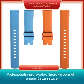 Langbowan narukvica za sat od fluor-gume — univerzalna, podrijetlo Shenzhen, izdanje ljeta 2025, stil: svestran