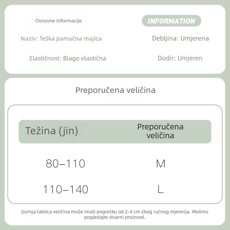 Ženska pamučna majica slobodnog kroja, kratki rukav, okrugli izrez, logotip uzorak, duljina 65–80 cm, ljeto 2025